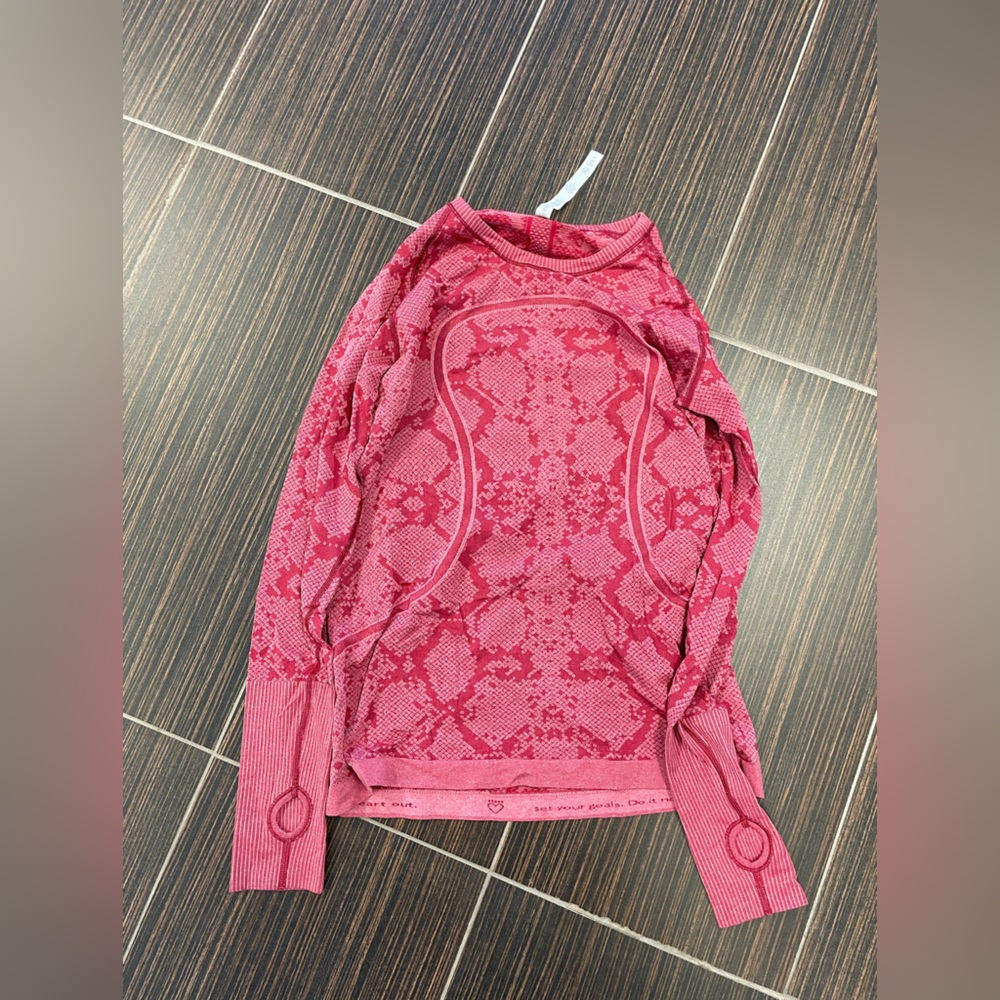 Lululemon Swiftly Tech Snake Print Long Sleeve - image 2